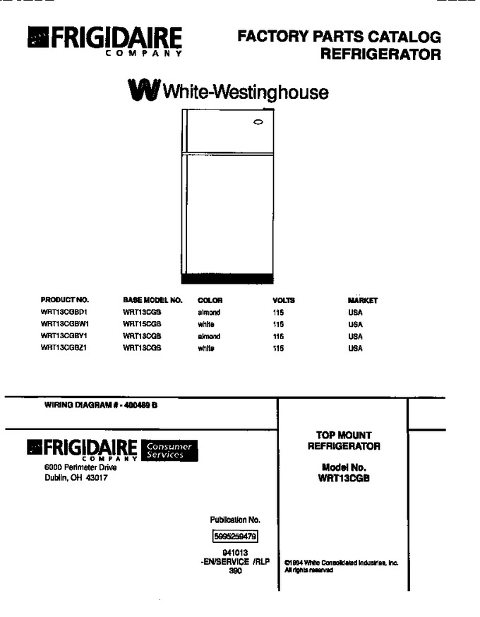 Diagram for WRT13CGBW1