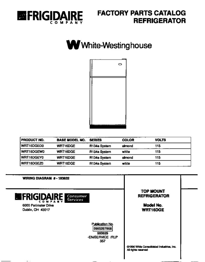 Diagram for WRT16DGED0
