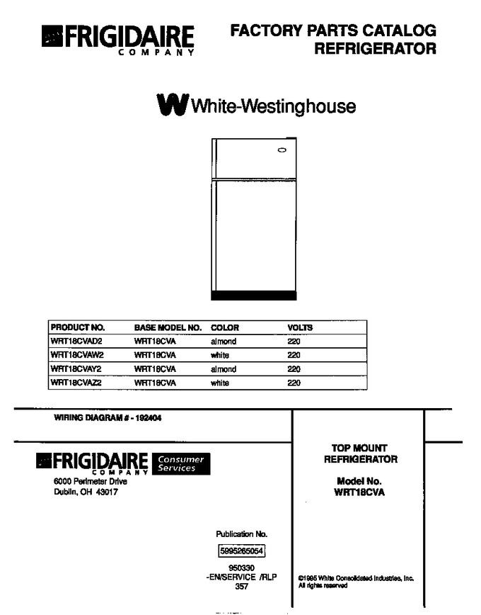 Diagram for WRT18CVAW2