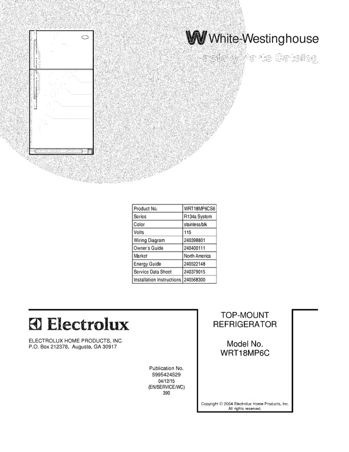 Diagram for WRT18MP6CS6