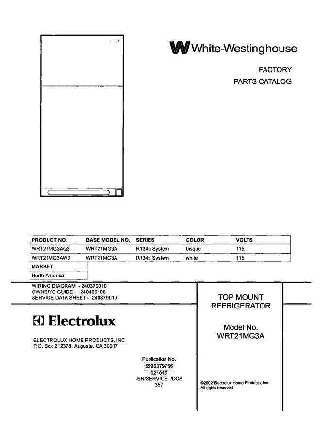 Diagram for WRT21MG3AW3