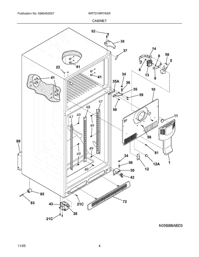 Diagram for WRT21MR7ASR