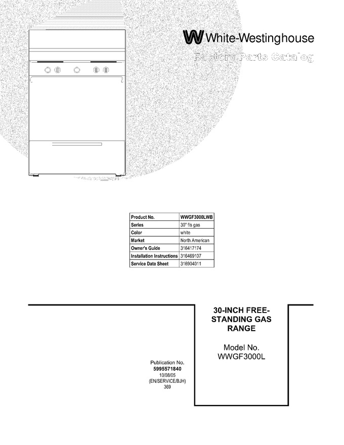 Diagram for WWGF3000LWB