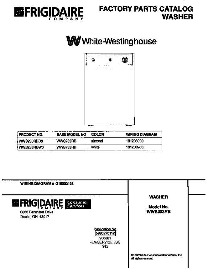 Diagram for WWS233RBD0