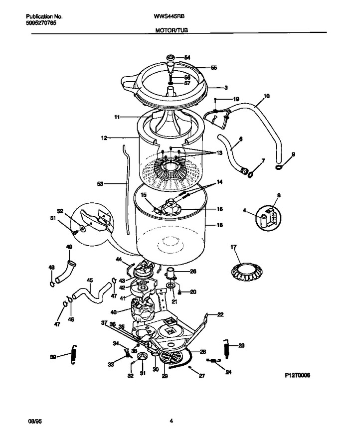 Diagram for WWS445RBW0