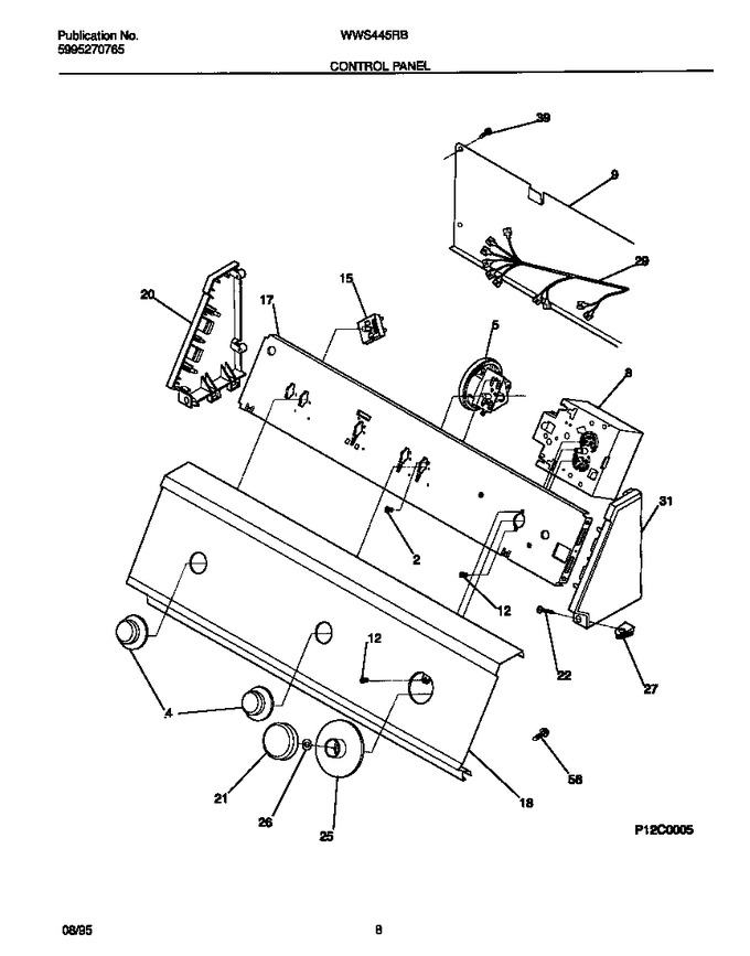 Diagram for WWS445RBW0