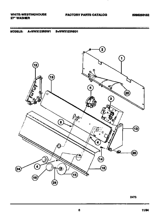 Diagram for WWX123RBW1