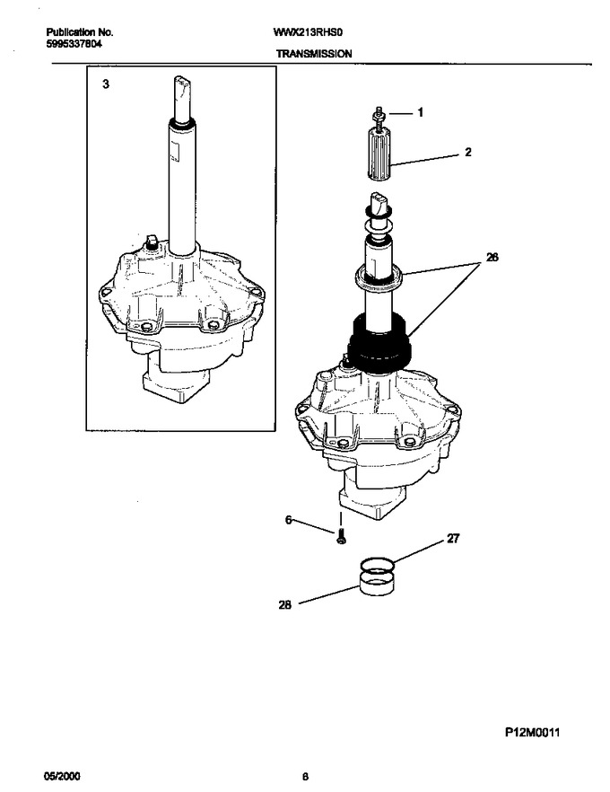 Diagram for WWX213RHS0