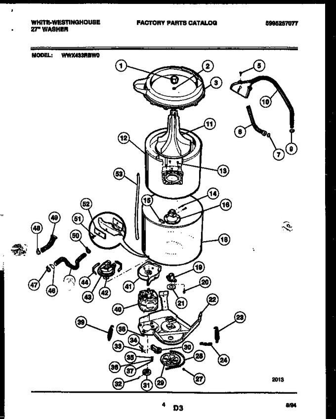 Diagram for WWX433RBW0