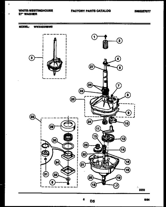Diagram for WWX433RBW0