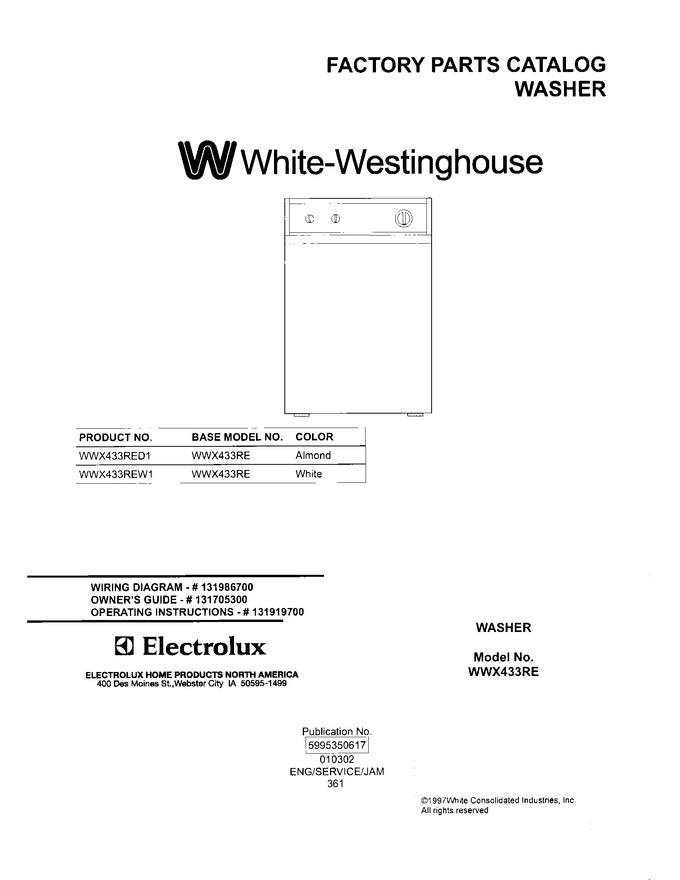 Diagram for WWX433RED1