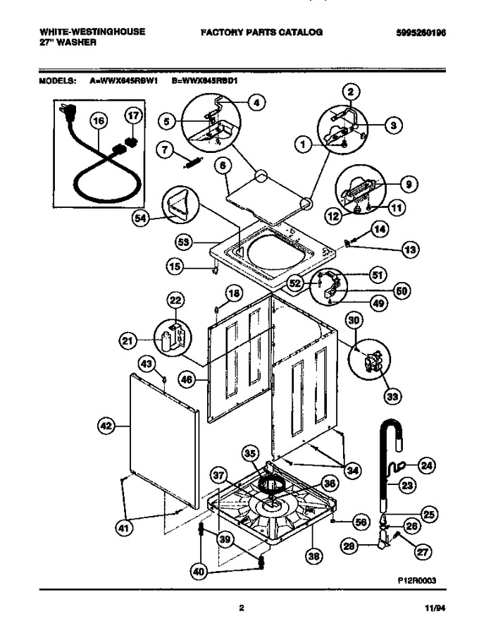 Diagram for WWX645RBW1