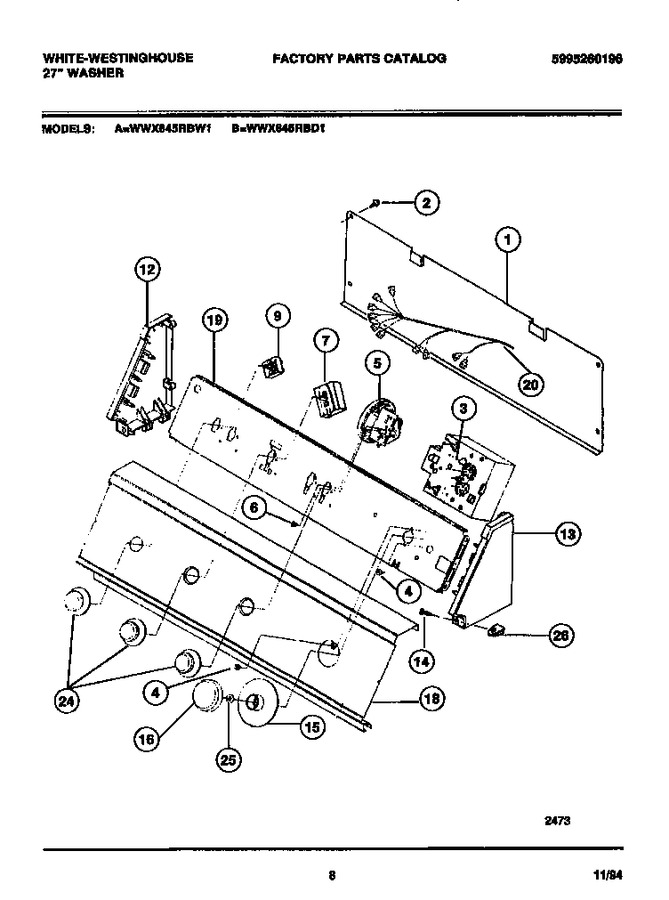 Diagram for WWX645RBW1