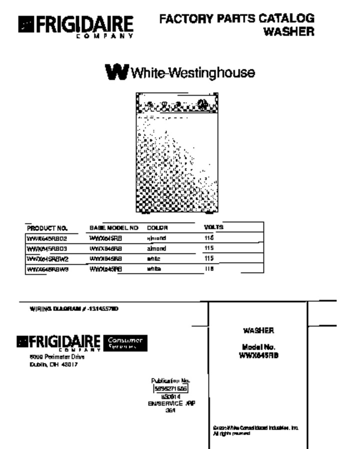 Diagram for WWX645RBW2