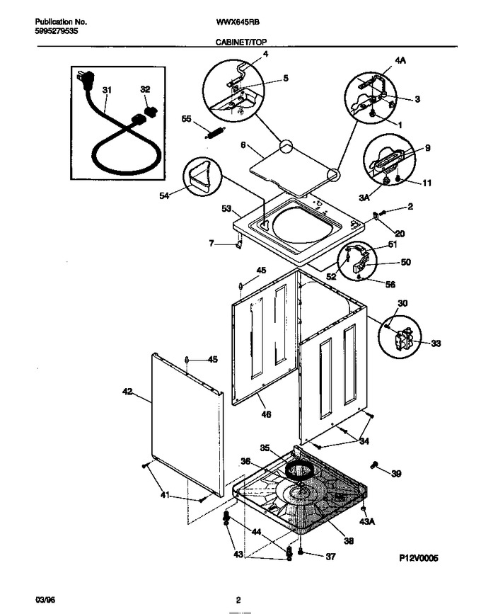 Diagram for WWX645RBW4
