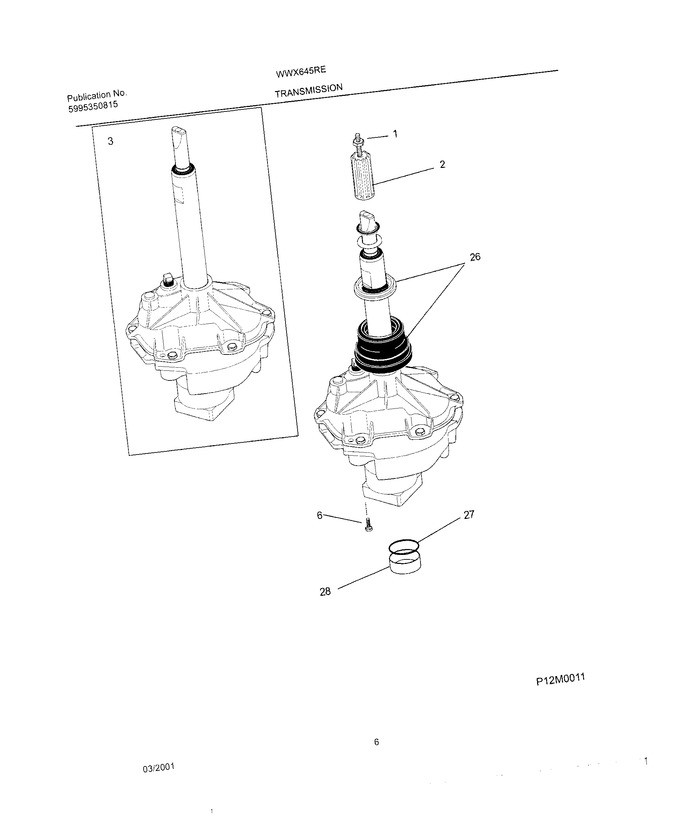Diagram for WWX645RET1