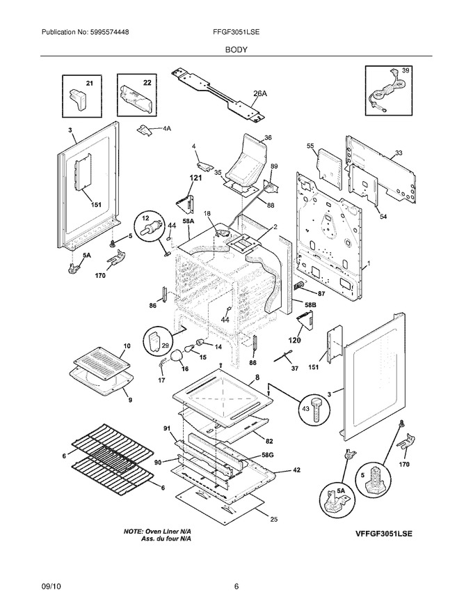 Diagram for FFGF3051LSE