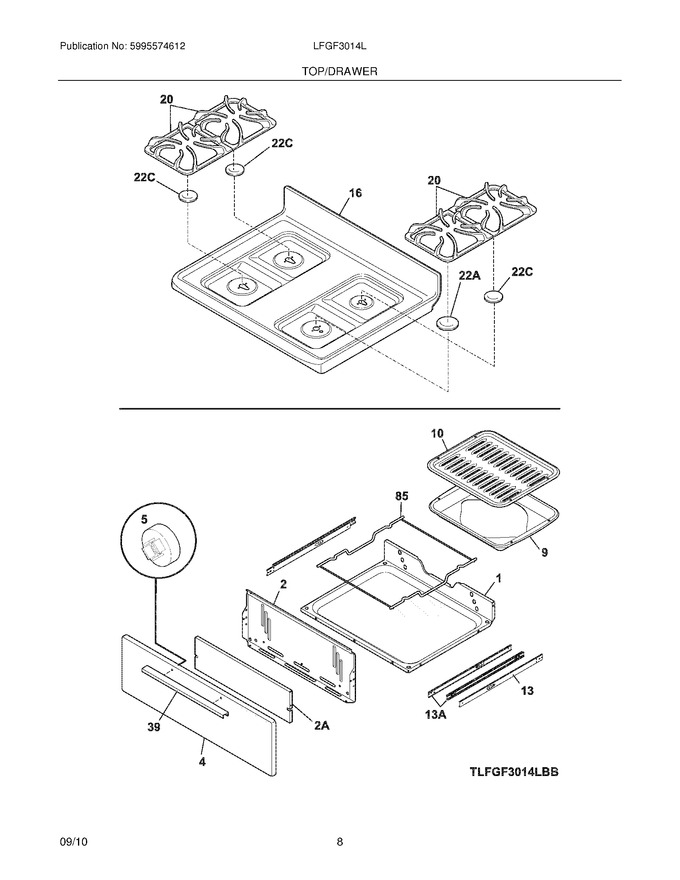 Diagram for LFGF3014LBB