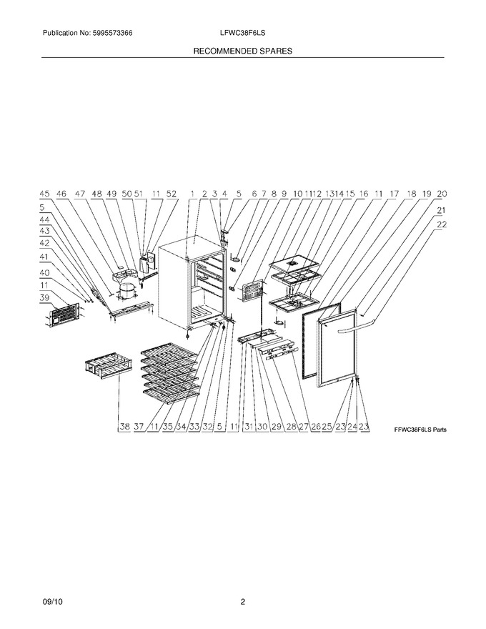 Diagram for LFWC38F6LS