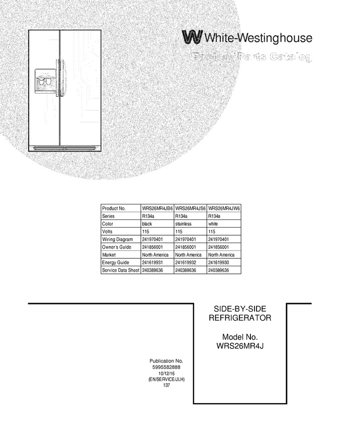 Diagram for WRS26MR4JW6