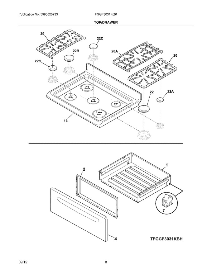 Diagram for FGGF3031KQK
