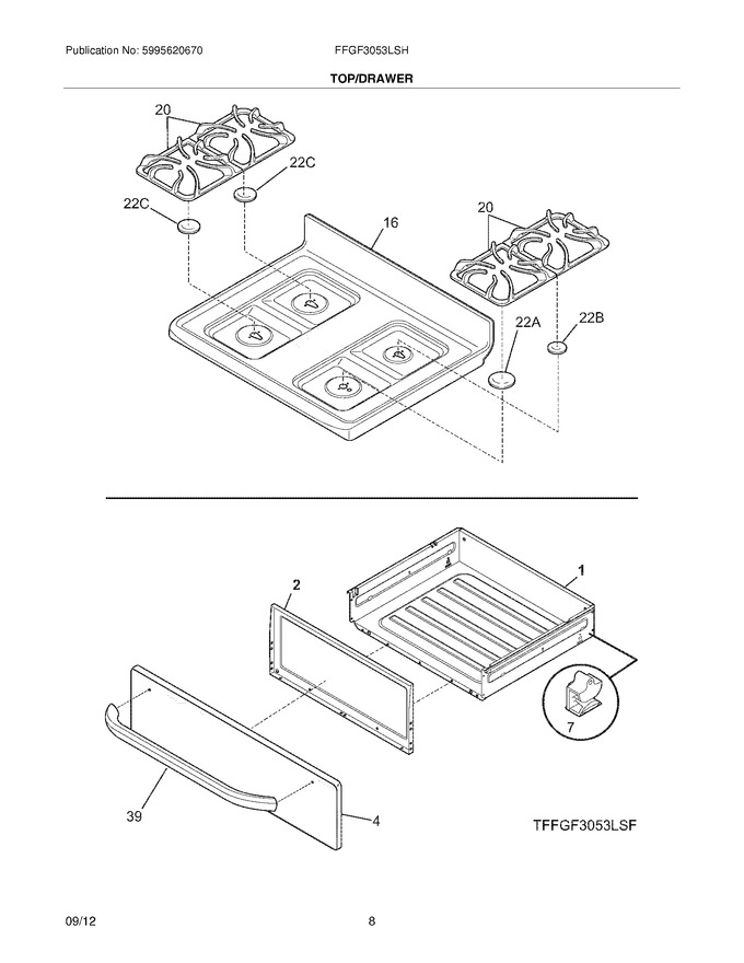 Diagram for FFGF3053LSH