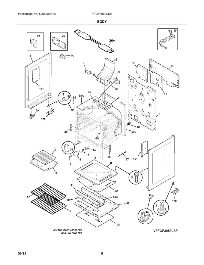 Diagram for FFGF3053LSH