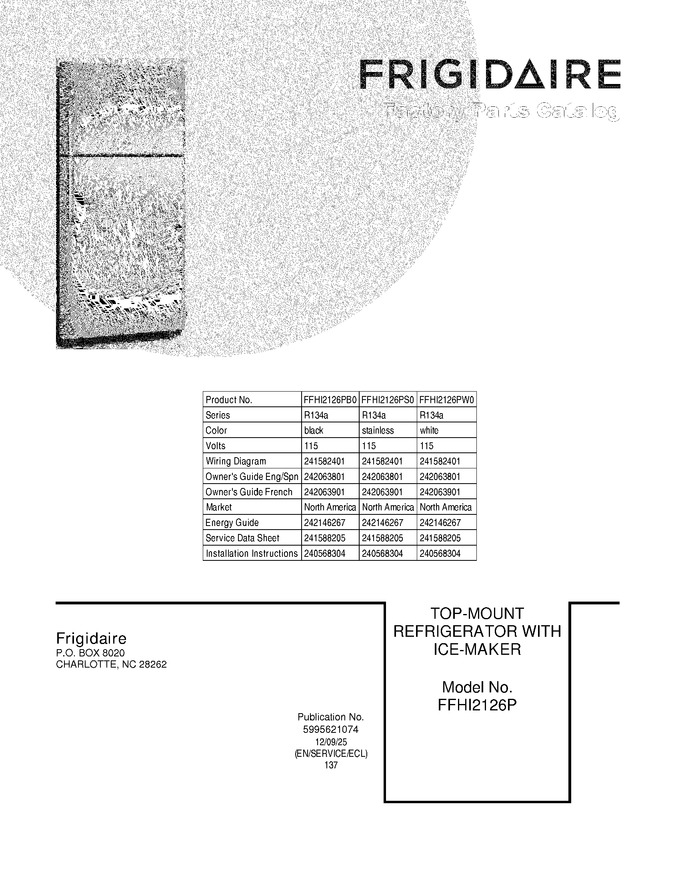 Diagram for FFHI2126PB0