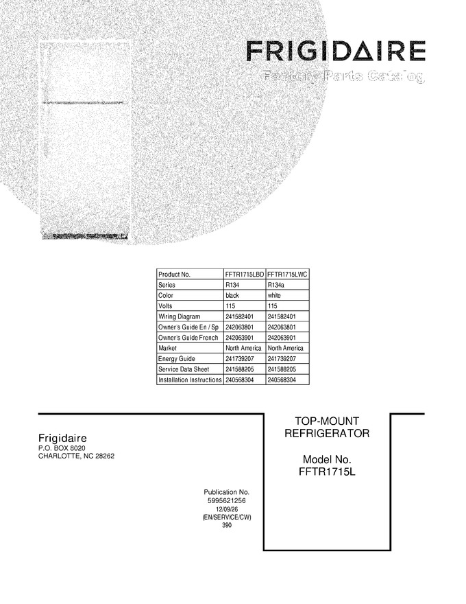 Diagram for FFTR1715LBD