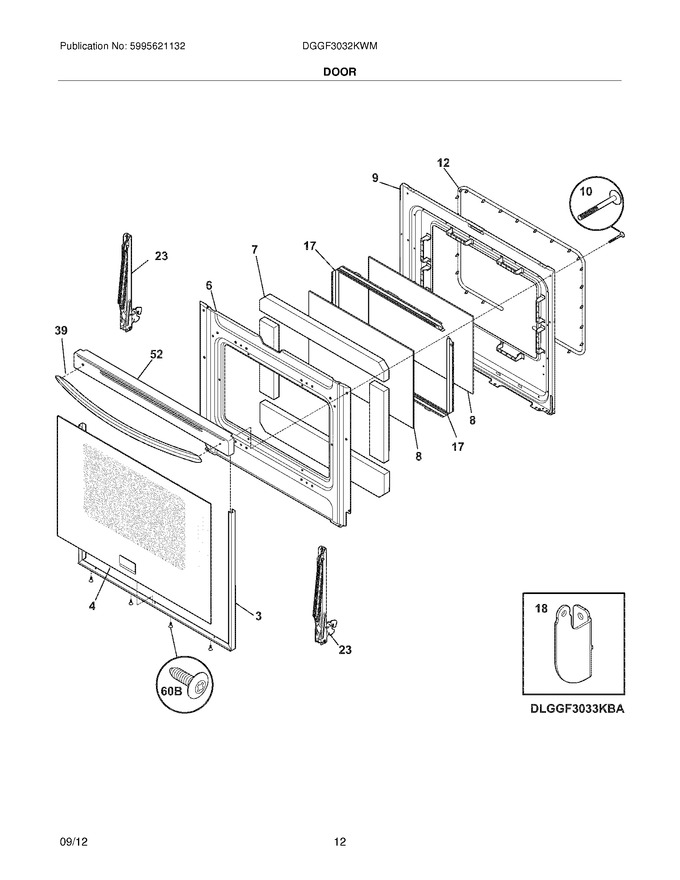 Diagram for DGGF3032KWM