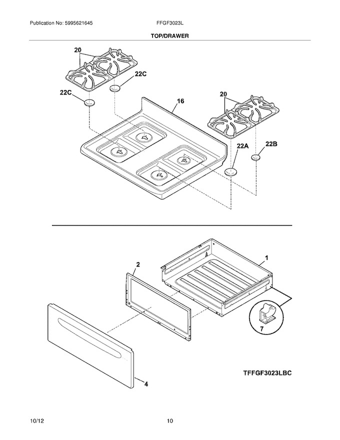 Diagram for FFGF3023LWD