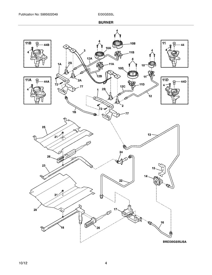 Diagram for EI30GS55LBB