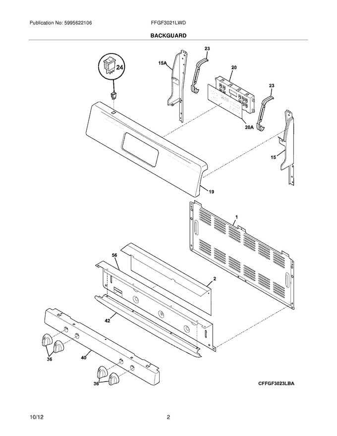 Diagram for FFGF3021LWD