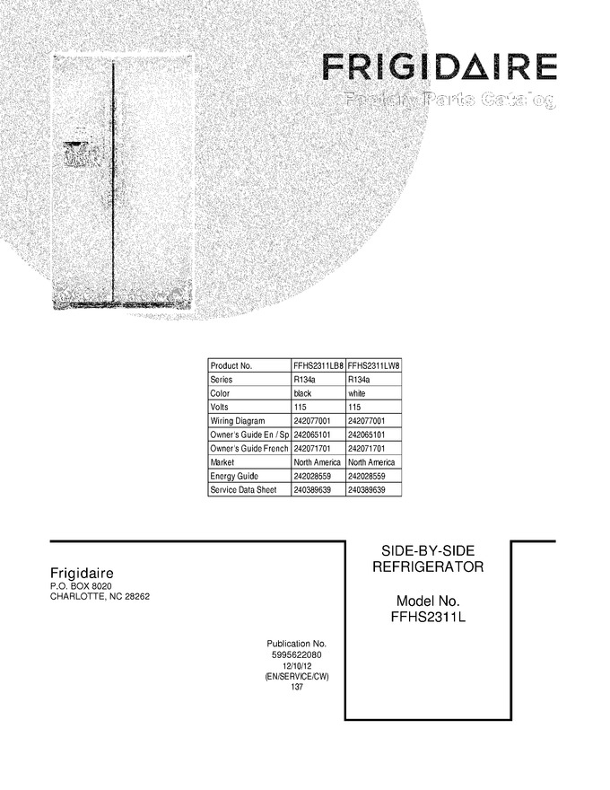 Diagram for FFHS2311LB8