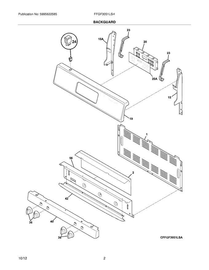 Diagram for FFGF3051LSH