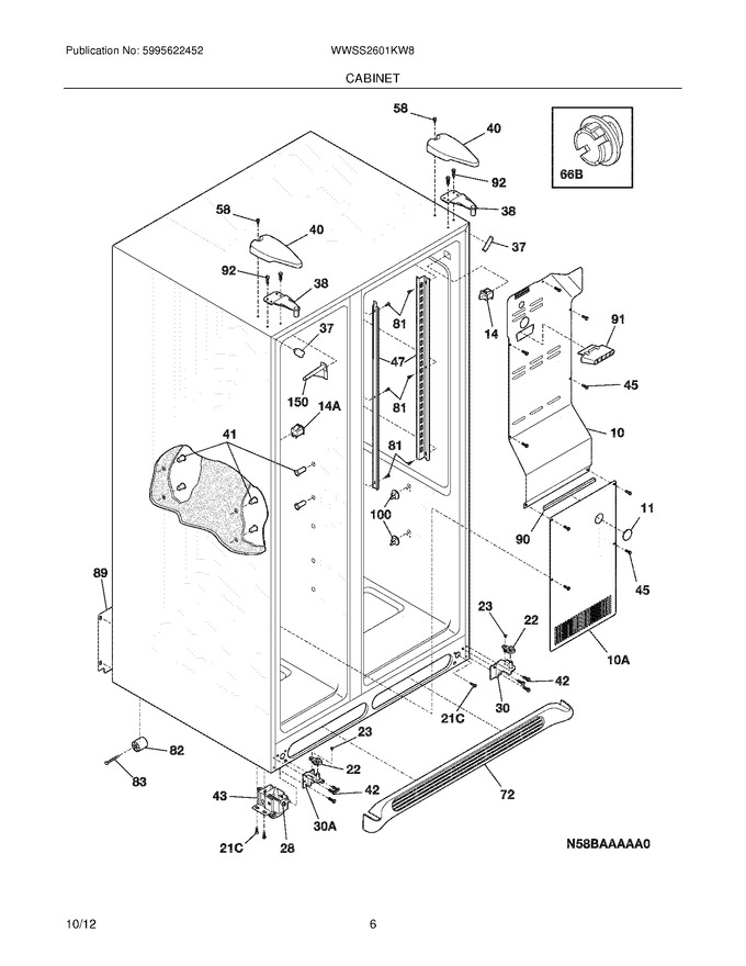 Diagram for WWSS2601KW8