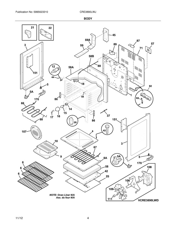Diagram for CRE3890LWJ