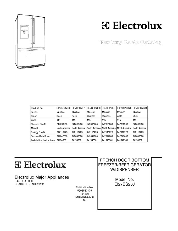 Diagram for EI27BS26JS0
