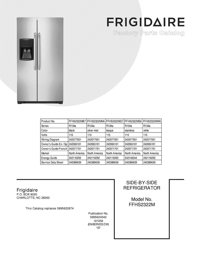 Diagram for FFHS2322MW6