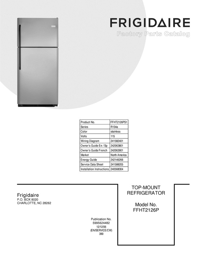Diagram for FFHT2126PS1