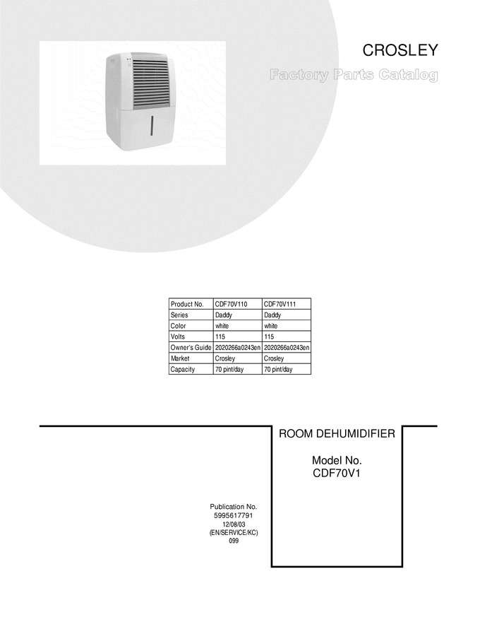 Diagram for CDF70V111