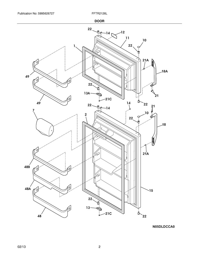 Diagram for FFTR2126LWB