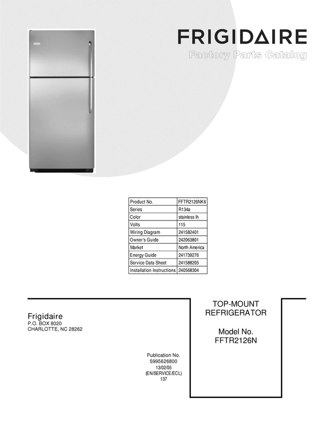 Diagram for FFTR2126NK6