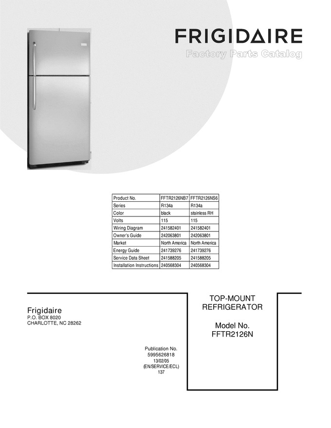 Diagram for FFTR2126NB7