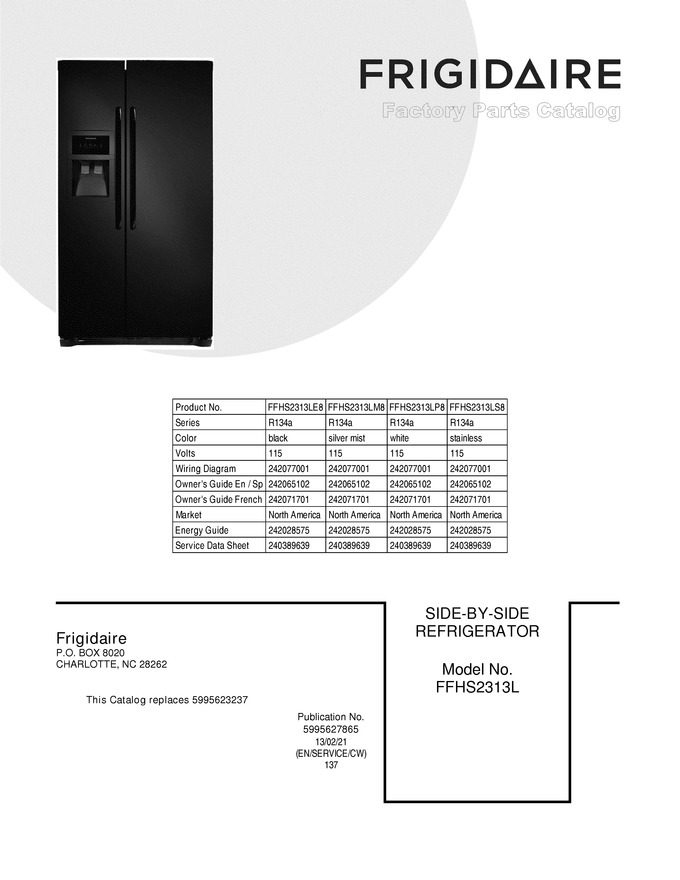 Diagram for FFHS2313LE8