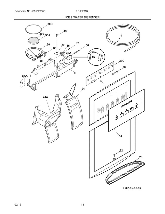 Diagram for FFHS2313LM8