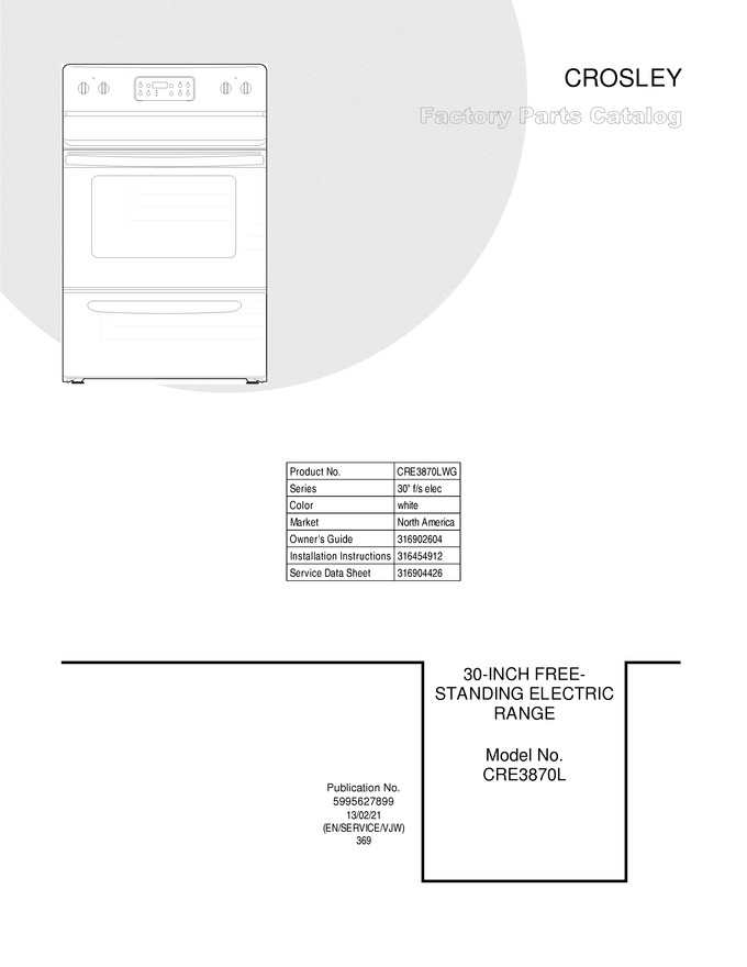 Diagram for CRE3870LWG