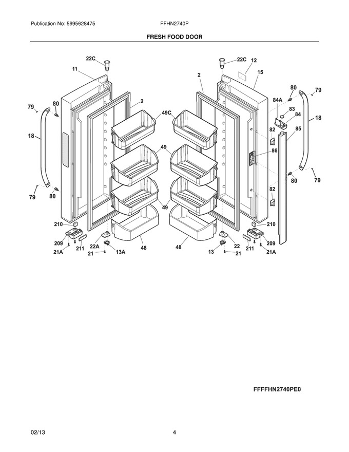 Diagram for FFHN2740PE0
