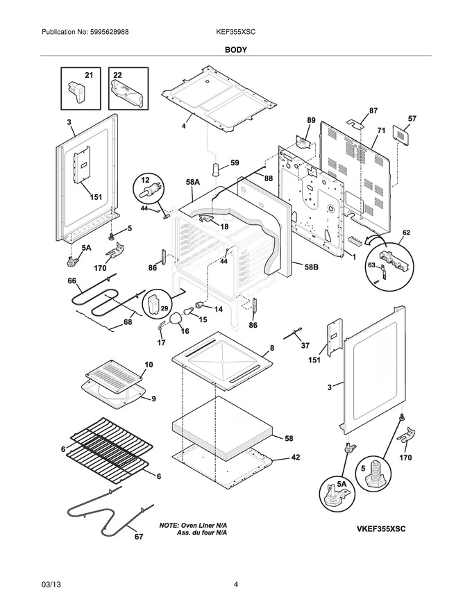 Diagram for KEF355XSC