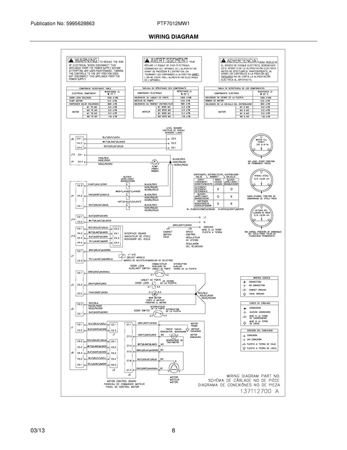 Diagram for PTF7012MW1